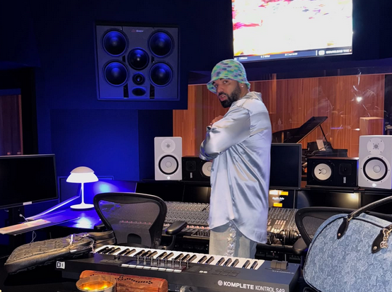 Drake is back in the studio