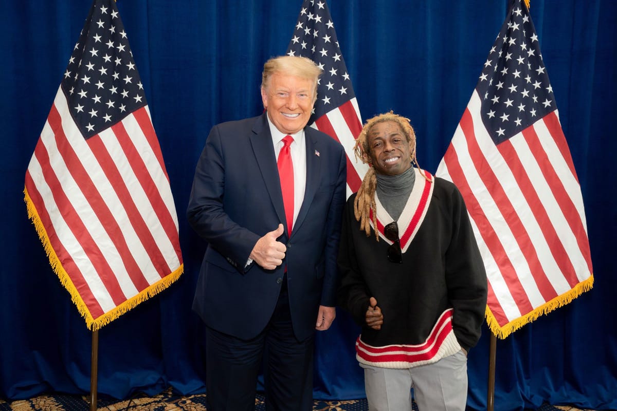 Lil Wayne reflects on Trump photo, Super Bowl snub, and 2024 election