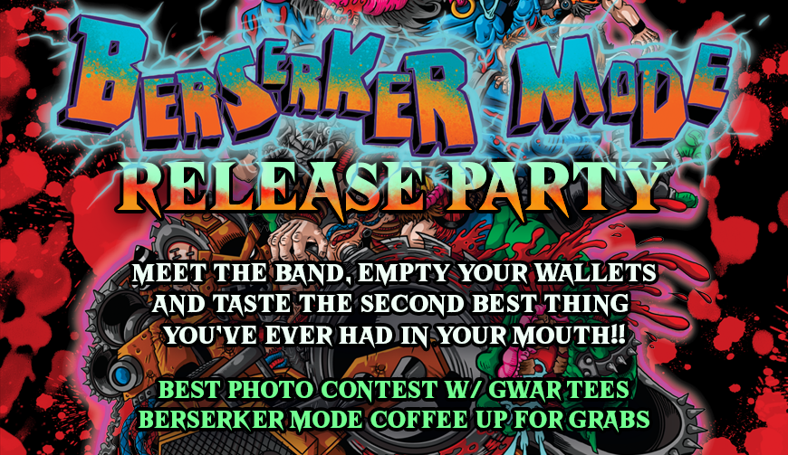 GWAR announce 'Beserker Mode' coffee collab, release party scheduled at GWARbar