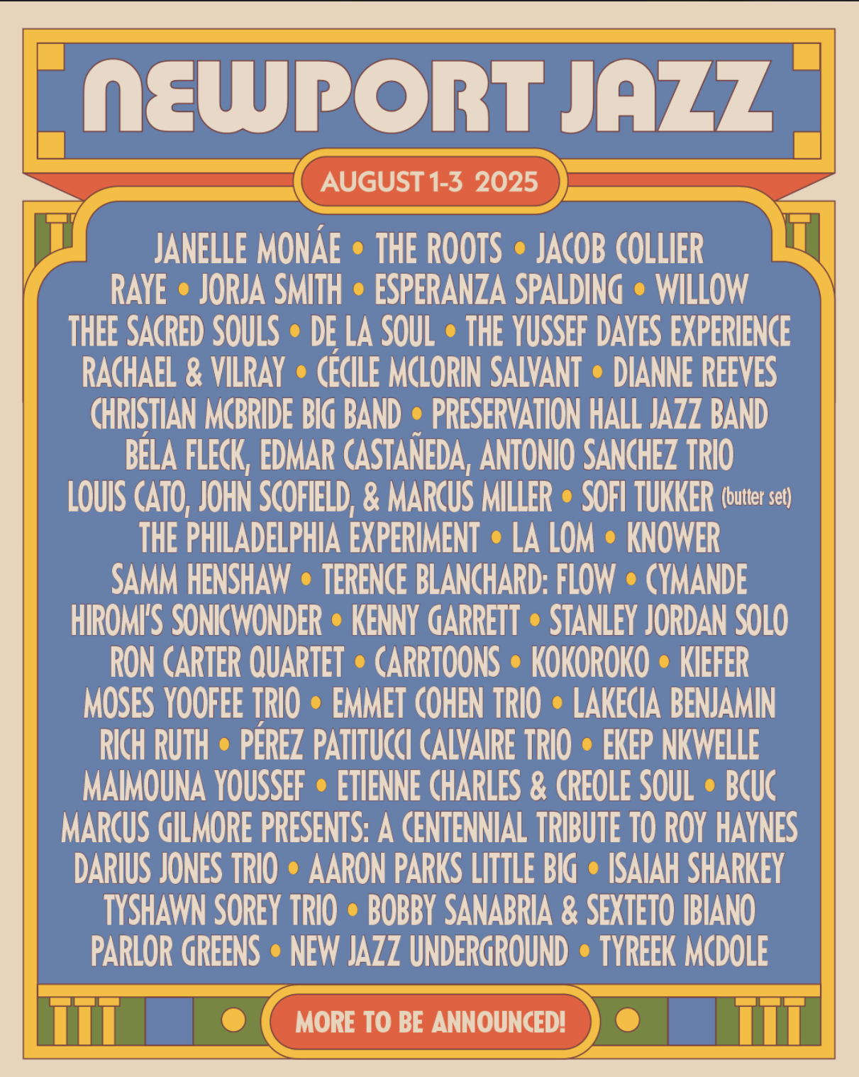 Newport Jazz Festival announces 2025 lineup