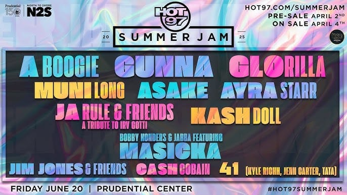 GloRilla, Gunna and Ja Rule to headline HOT 97's Summer Jam 2025