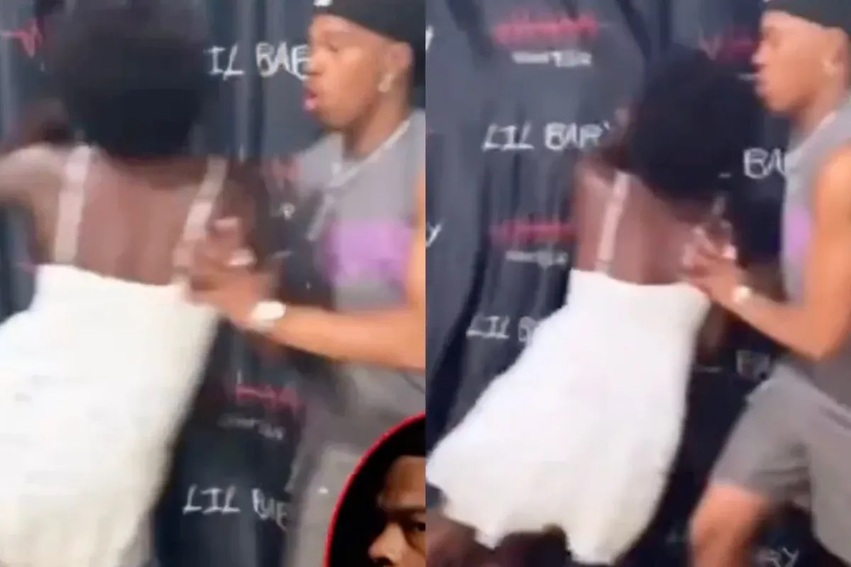 Lil Baby catches fan who collapsed at show