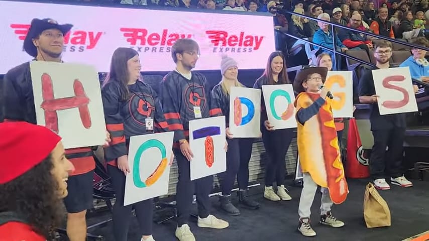 Introducing Hot Dog Harv: the kid in a hot dog suit and cowboy hat spoofing Chappell Roan songs