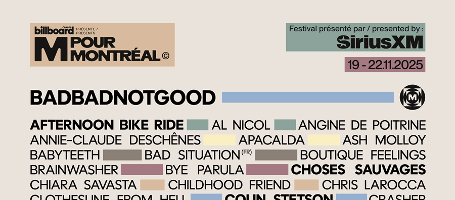 M For Montreal reveals official lineup for fall festival, BADBADNOTGOOD to headline