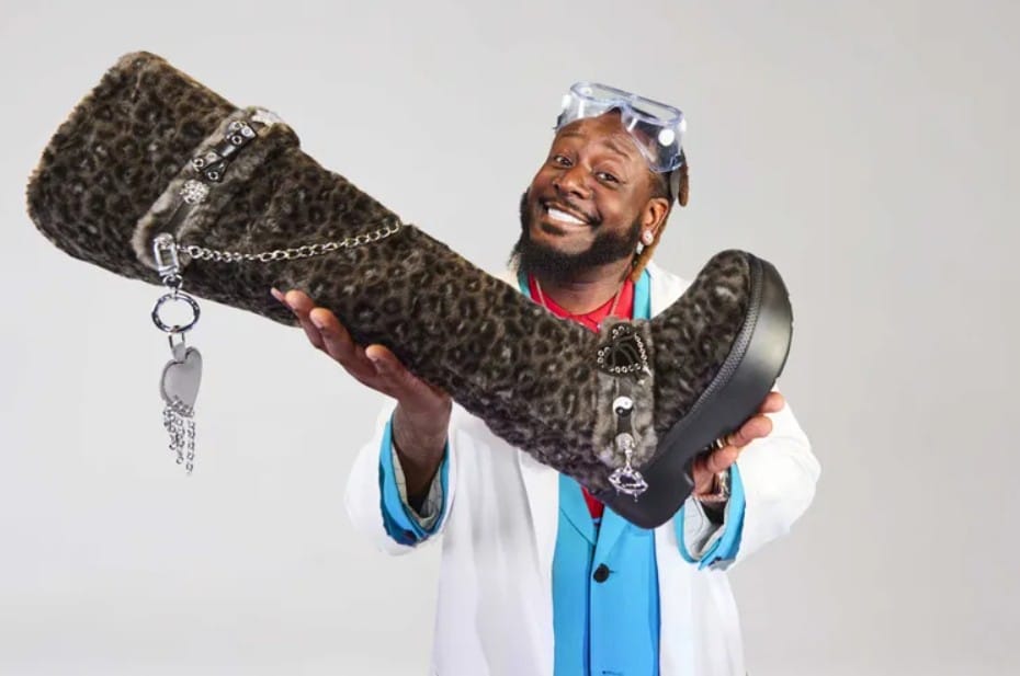 The clurb ain’t ready... T-Pain and Crocs made the “boots with the fur” real