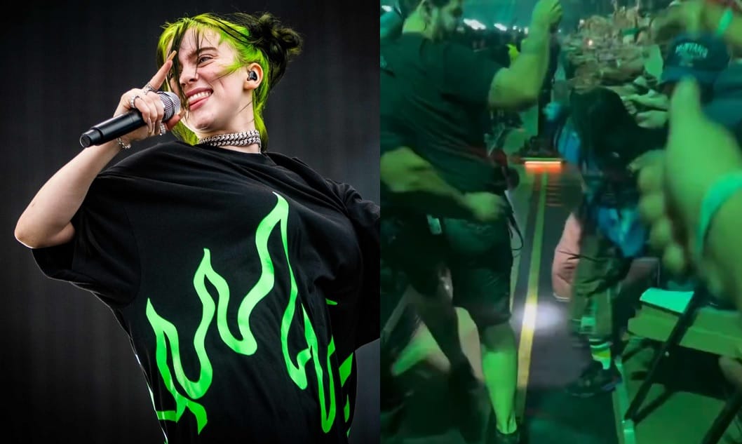 Billie Eilish gets violently grabbed by fan at Miami concert