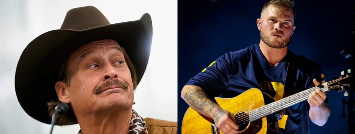 Zach Bryan offers harsh criticism of Kid Rock's halftime show