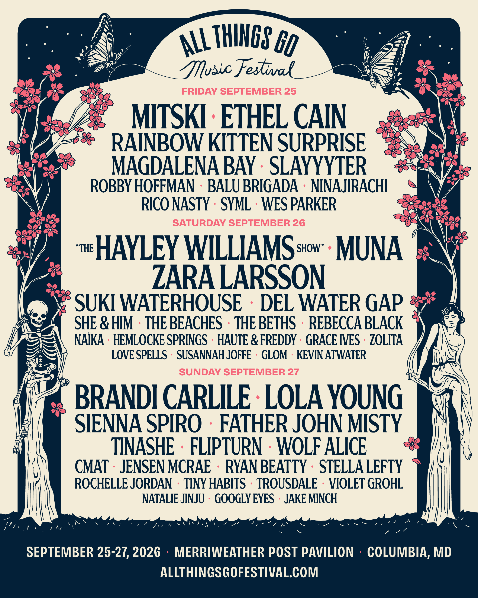 All Things Go 2026 announces DC lineup – Mitski, Hayley Williams, and Brandi Carlile to headline