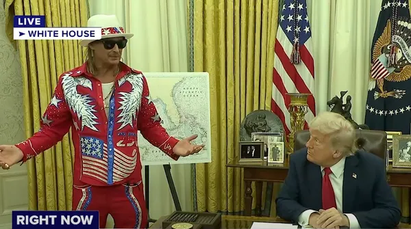 Trump and Kid Rock met at the White House, here's what they talked about