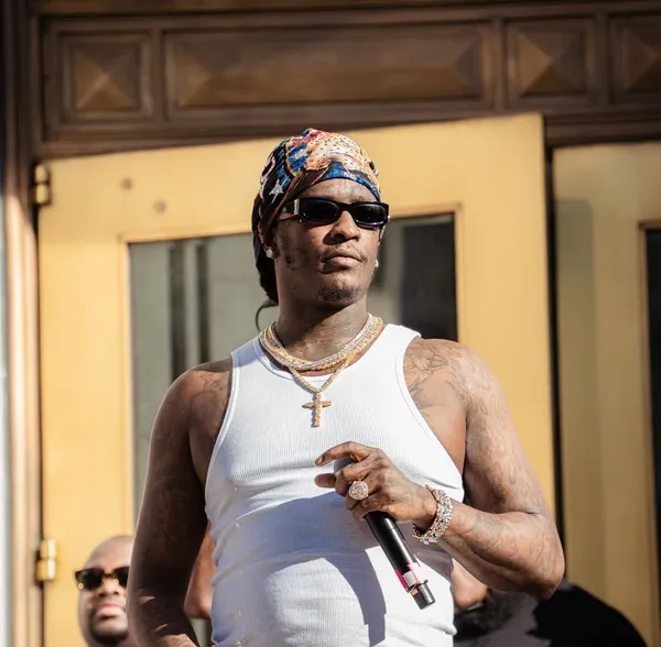 Young Thug throws free concert in front of Atlanta courthouse