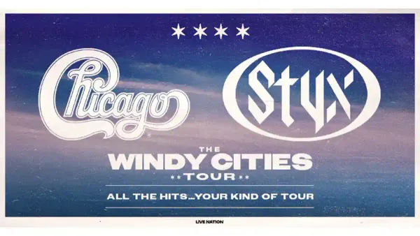 Chicago and Styx announce co-headlining U.S. tour for Summer 2026