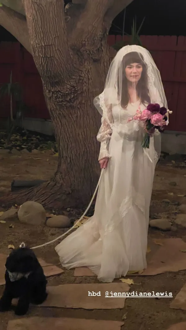 Jenny Lewis turned 50 and married her dog