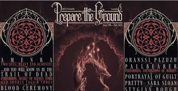 Toronto's Prepare The Ground festival reveals final line up for 2026