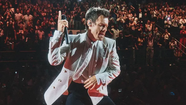 John Wilson filming documentary for Harry Styles' 'Together Together' tour